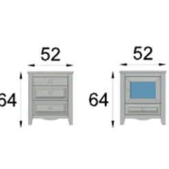 Mesita de noche Isaac