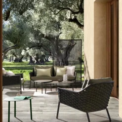 Separador ambientes biombo cuerdas