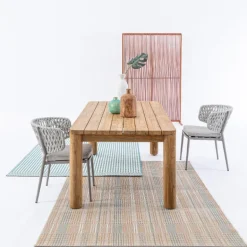 Separador ambientes biombo cuerdas