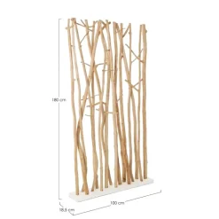 Separador ambientes biombo palos