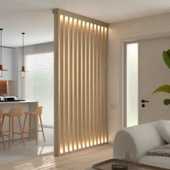 Separador ambientes giratorio con LED