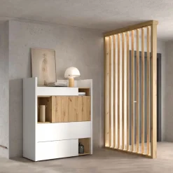 Separador ambientes giratorio con LED