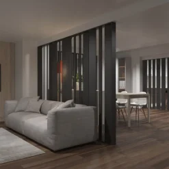 Separador ambientes lamas giratorias