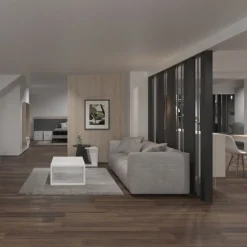 Separador ambientes lamas giratorias