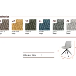 silla beberlye giratoria