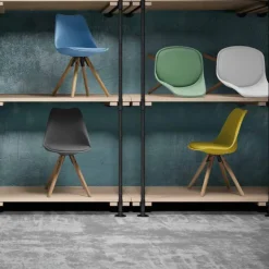 Silla comedor Niels Azul