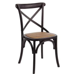 Silla de comedor Cruz negro