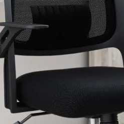 silla de escritorio Kie negra