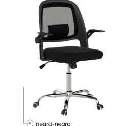 silla de escritorio Kie negra