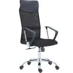 Silla escritorio coa negra