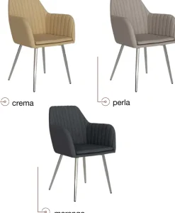 silla forbell cromada