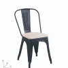 Silla metal forjado roble Tol