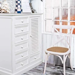 Silla salermo blanca