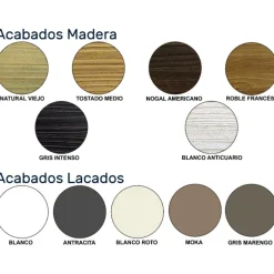 Sinfonier madera urban 5 cajones