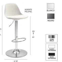 Taburete Alto Marcos