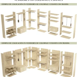 vestidor a medida Roble