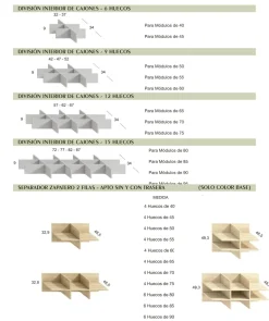 vestidor a medida Roble