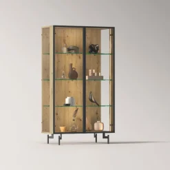 Vitrina laterales de cristal