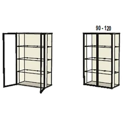 Vitrina laterales de cristal