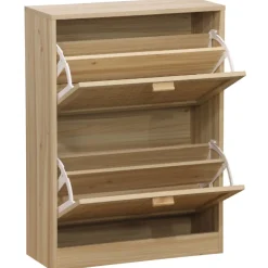 Zapatero pino rattan