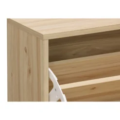 Zapatero pino rattan